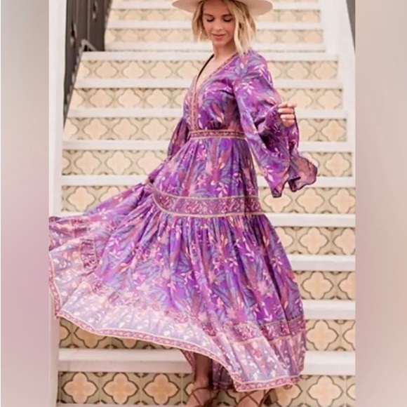 NEW! Boho retro aesthetic western vintage dress - Picture 9 of 17